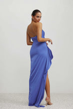 Load image into Gallery viewer, Lexi - Samira Dress - Pacific Blue Diamante
