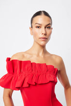 Load image into Gallery viewer, Mossman - Soft Spoken - Midi Dress - Red
