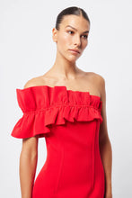 Load image into Gallery viewer, Mossman - Soft Spoken - Midi Dress - Red
