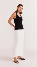 Load image into Gallery viewer, Staple The Label - Dusk Sheer Knit Tank - Black
