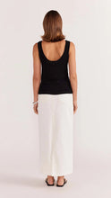 Load image into Gallery viewer, Staple The Label - Dusk Sheer Knit Tank - Black
