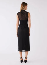 Load image into Gallery viewer, Esmaee - Viola Midi Dress - Black
