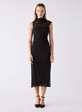 Load image into Gallery viewer, Esmaee - Viola Midi Dress - Black
